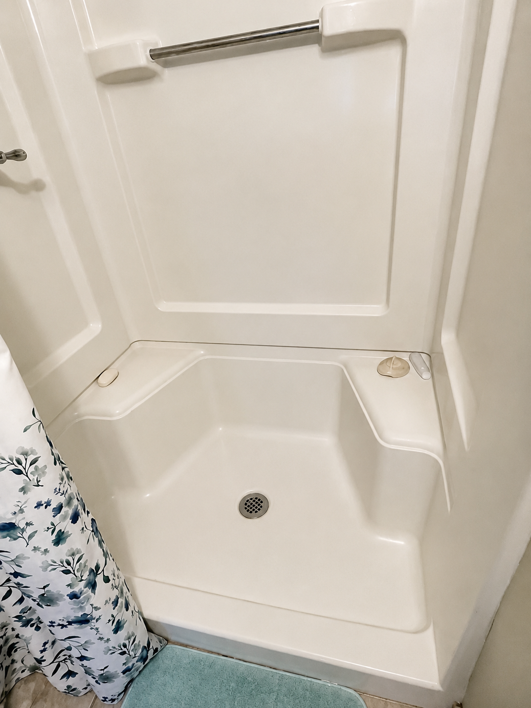 Clean shower after cleaning
